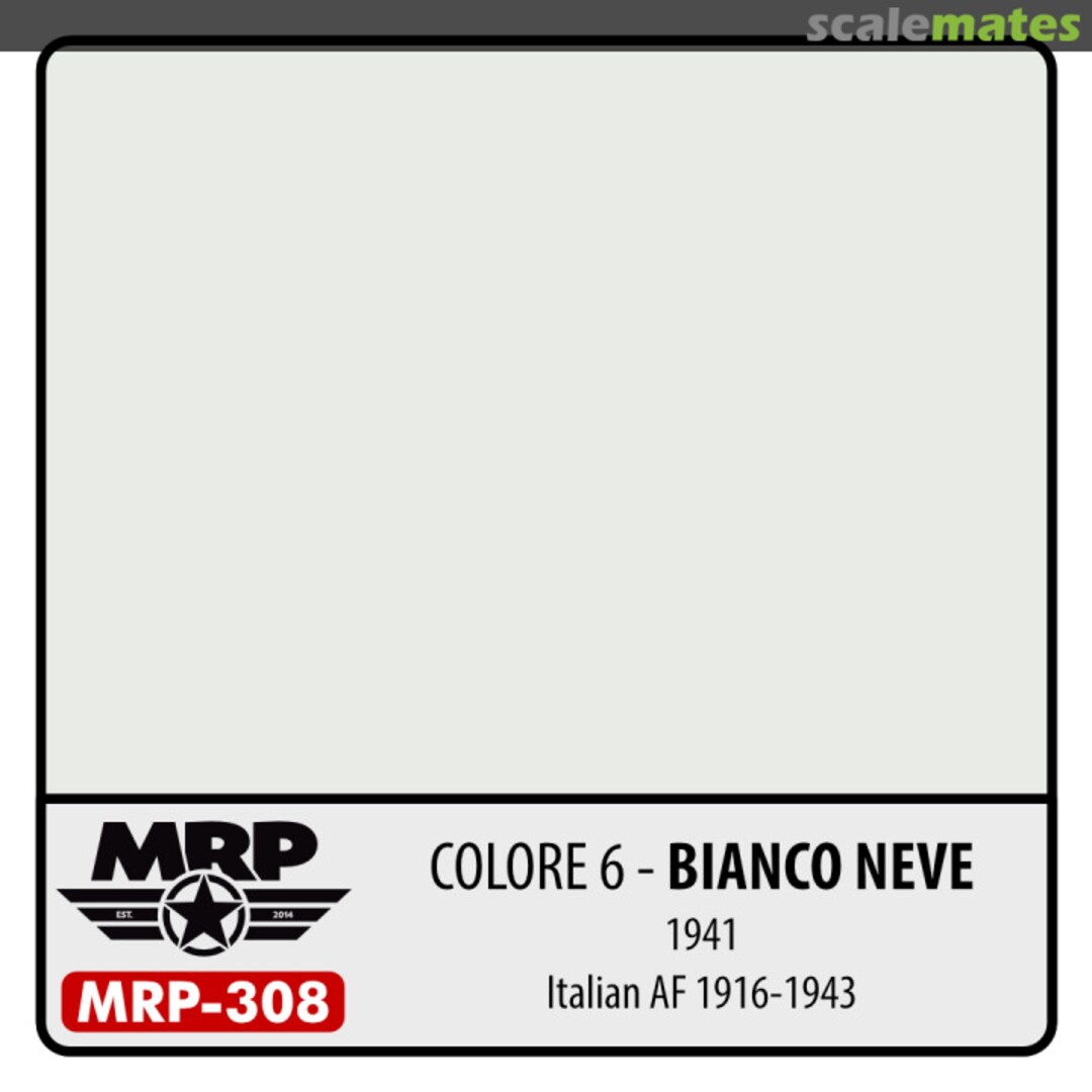Boxart Colore 6 – Bianco Neve – 1941 (Italian AF 1916-43) MR.Paint Boxart Colore 6 – Bianco Neve – 1941 (Italian AF 1916-43) MR.Paint