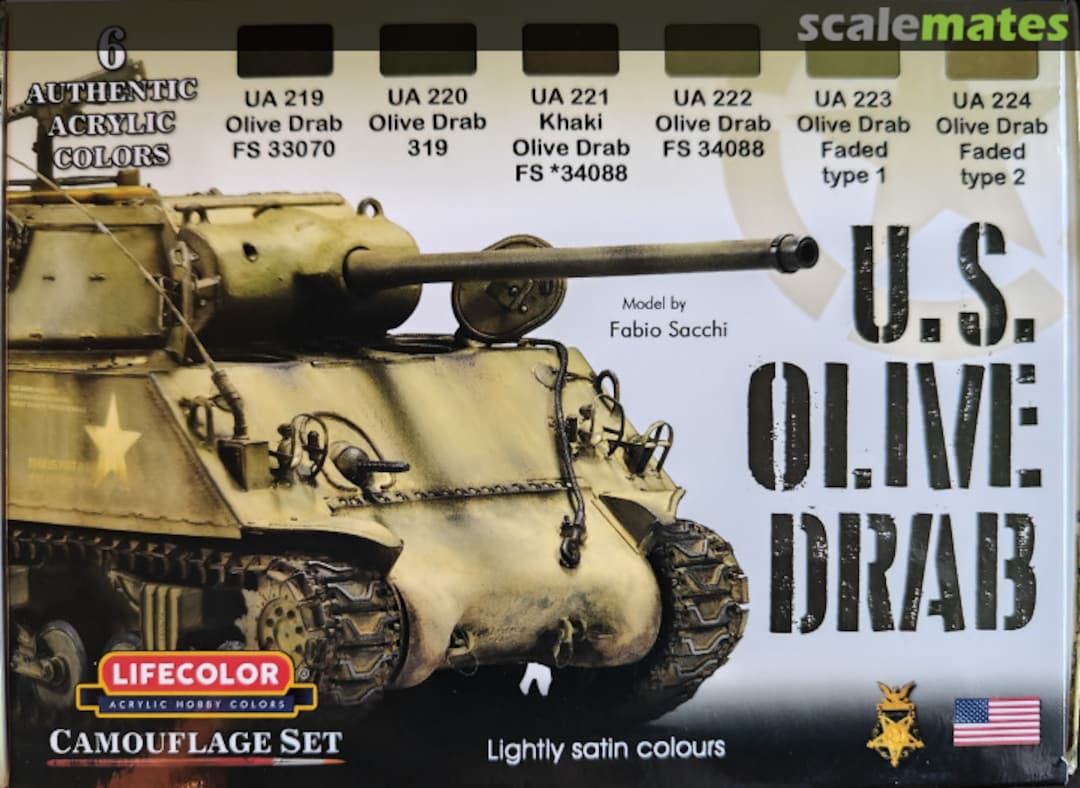 Boxart US Olive Drab Set CS11 Lifecolor