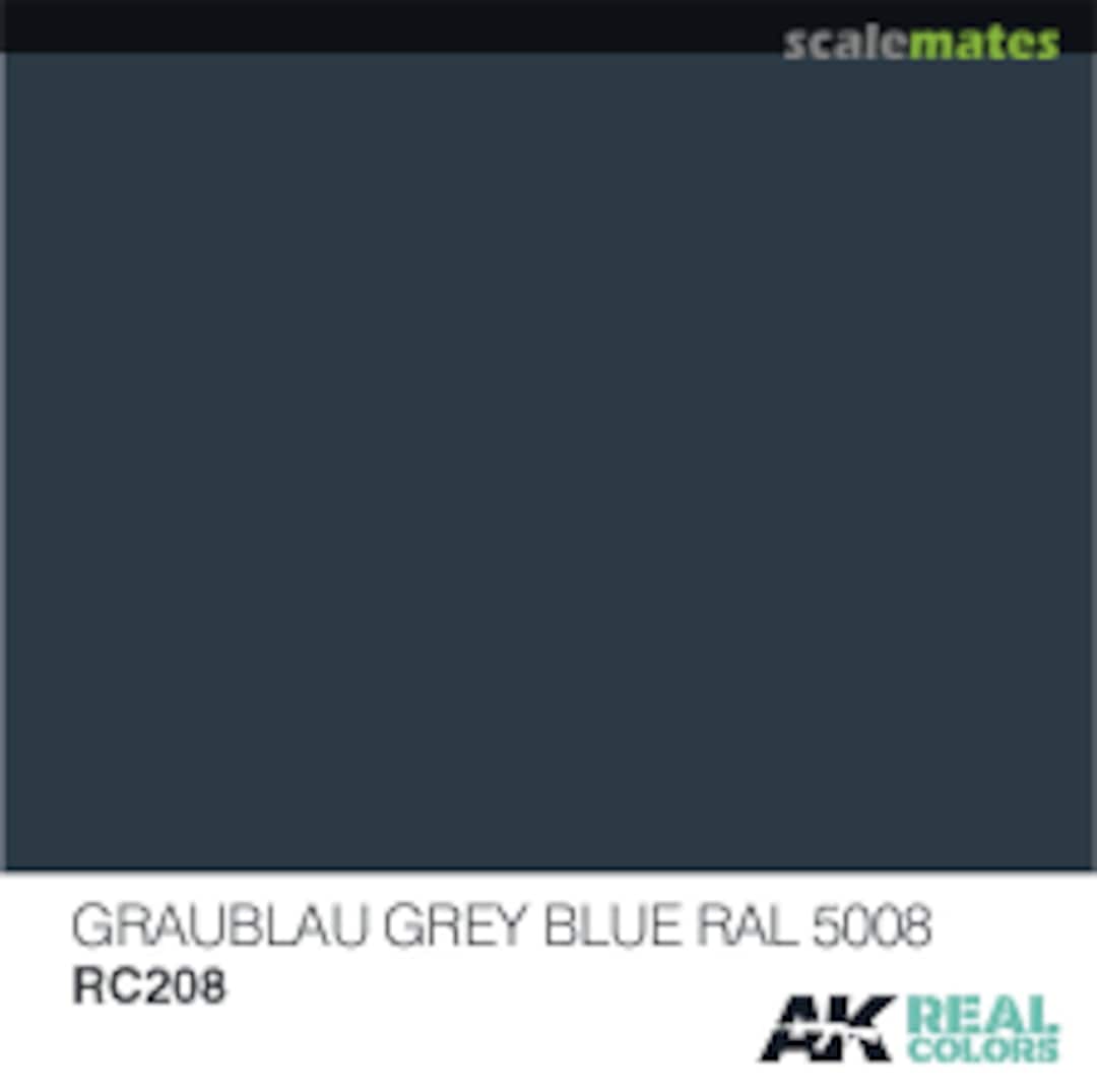 Boxart Graublau Grey Blue RAL 5008 AK Real Colors Boxart Graublau Grey Blue RAL 5008 AK Real Colors