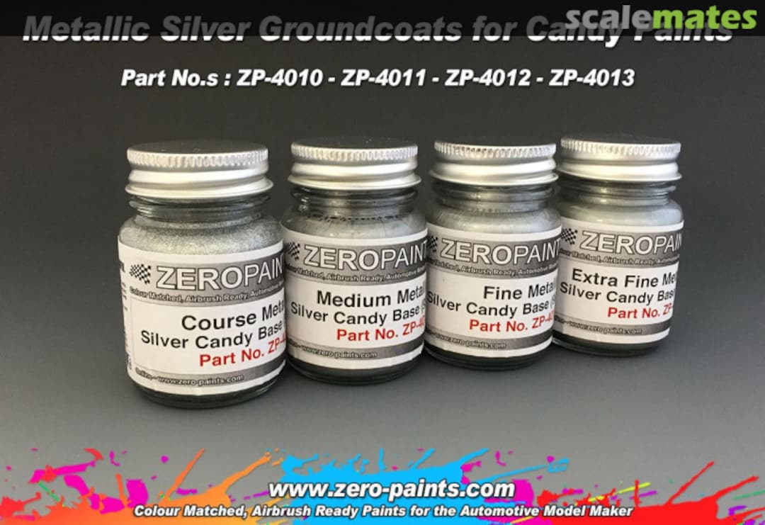 Boxart Fine Metallic SILVER Groundcoat for Candy Paints  Zero Paints