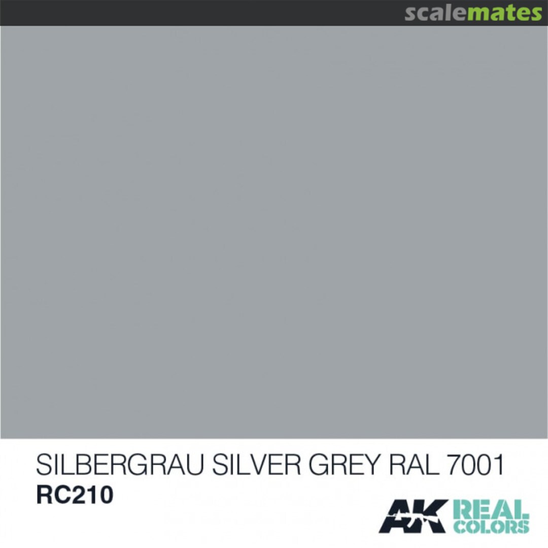 Boxart Silbergrau Silver Gray RAL 7001 AK Real Colors Boxart Silbergrau Silver Gray RAL 7001 AK Real Colors