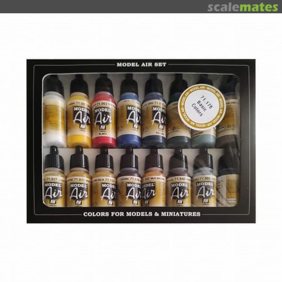 Boxart Model Air Basic Colors Set 71.178 Vallejo Model Air Boxart Model Air Basic Colors Set 71.178 Vallejo Model Air