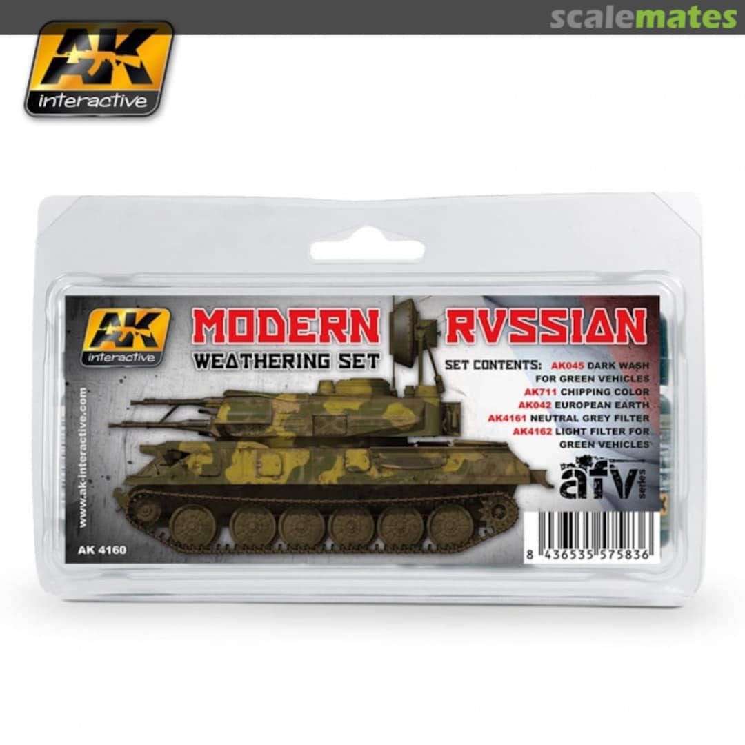 Boxart Modern Russian Weathering set AK 4160 AK Interactive