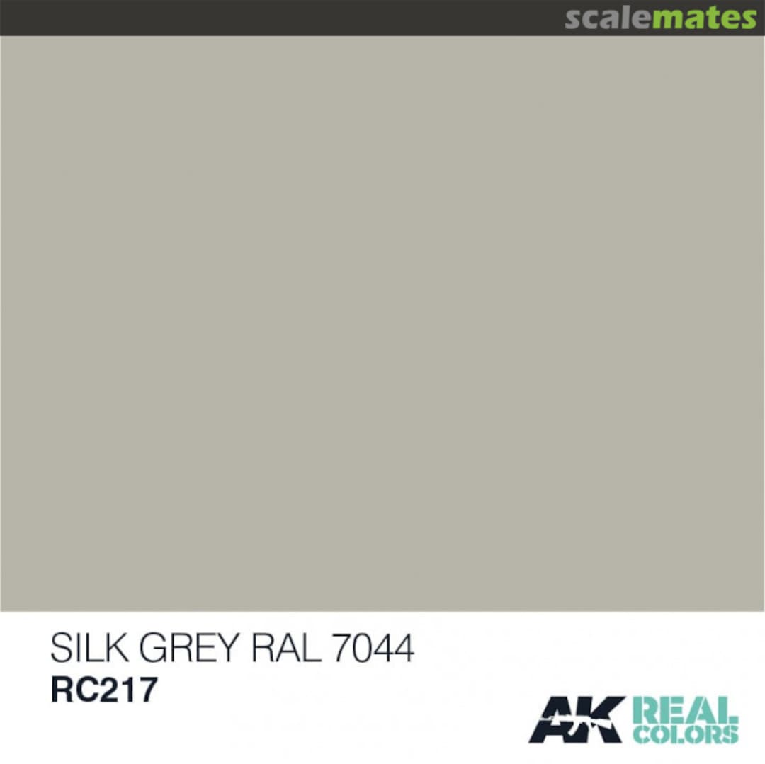 Boxart Seidengrau Silk Grey RAL 7044 AK Real Colors Boxart Seidengrau Silk Grey RAL 7044 AK Real Colors