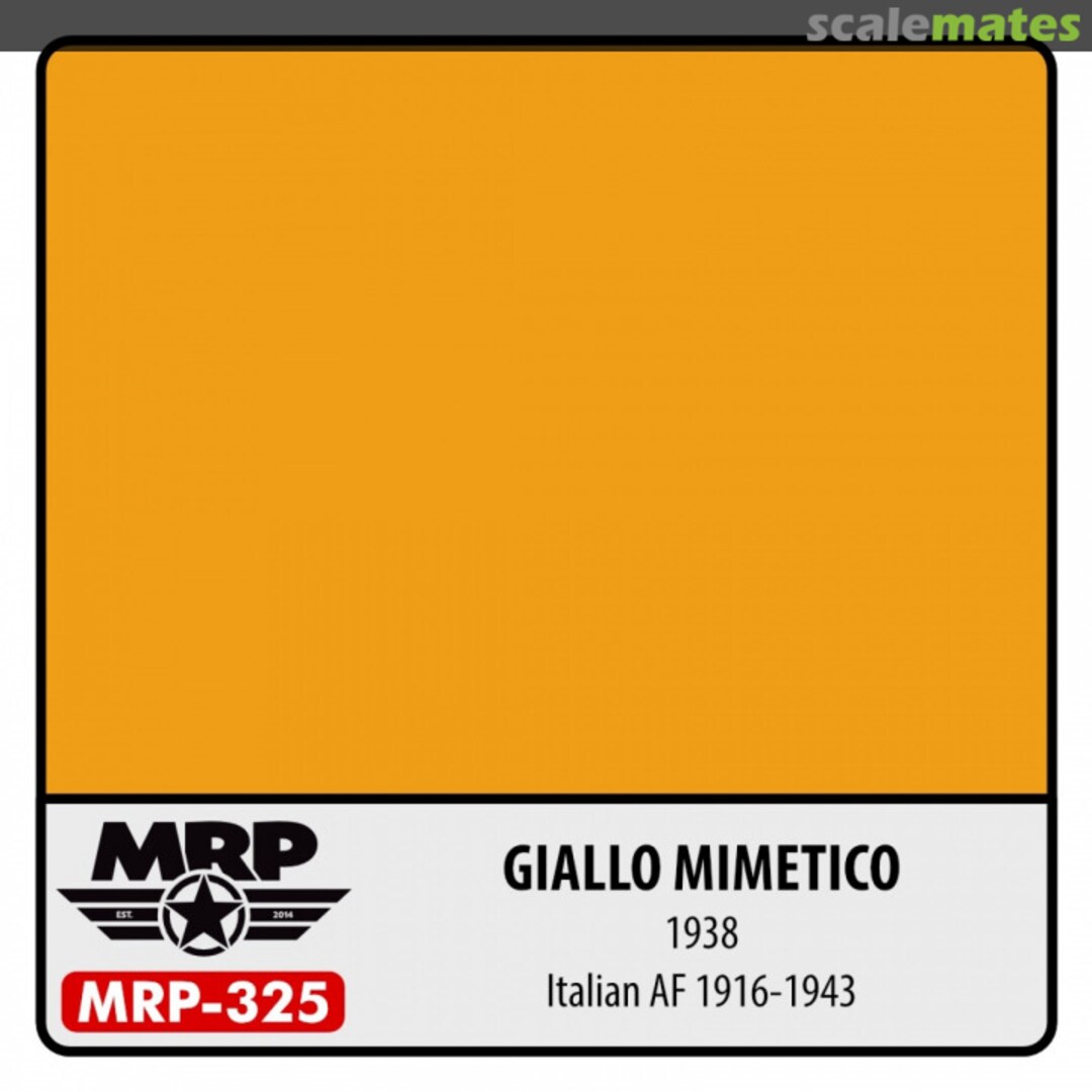 Boxart Giallo Mimetico – 1938 (Italian AF 1916-43) MRP-325 MR.Paint Boxart Giallo Mimetico – 1938 (Italian AF 1916-43) MRP-325 MR.Paint