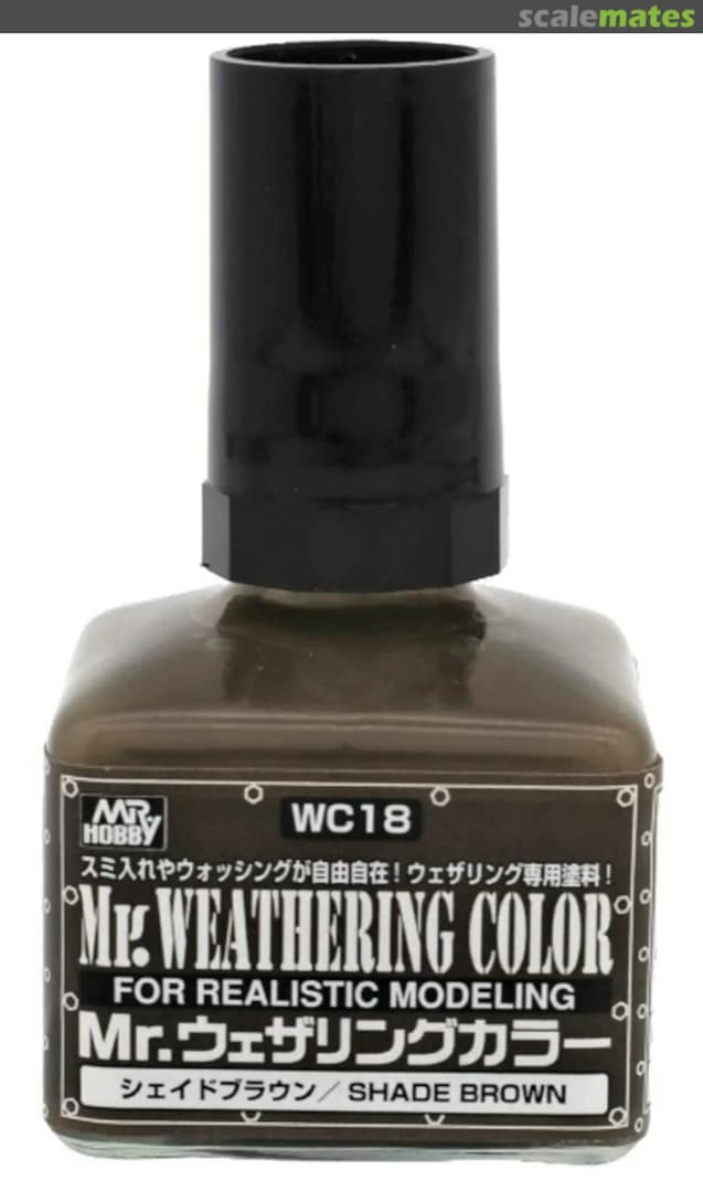 Boxart Mr. Weathering Color - Shade Brown  Mr. Weathering Color