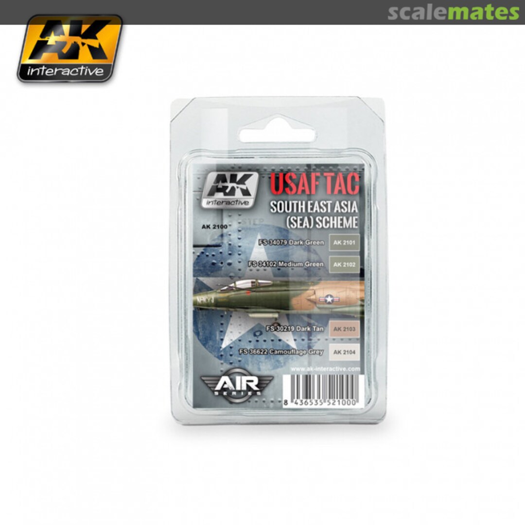 Boxart USAF TAC South East Asia (SEA) Scheme AK 2100 AK Interactive Air Series