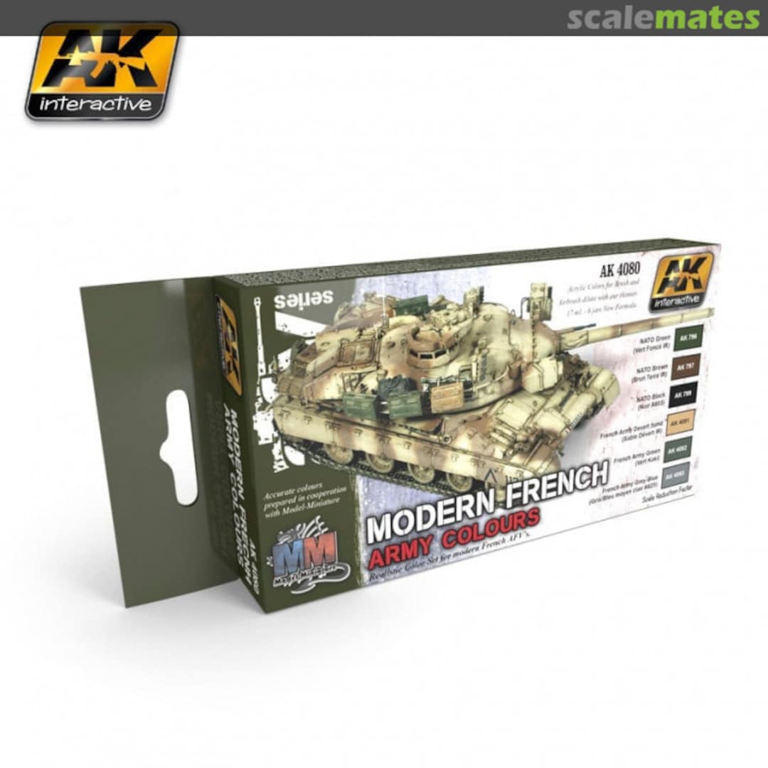 Boxart Modern French Army Colours AK 4080 AK Interactive