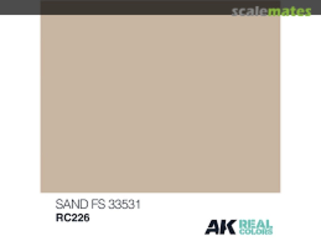Boxart Sand FS 33531 AK Real Colors Boxart Sand FS 33531 AK Real Colors