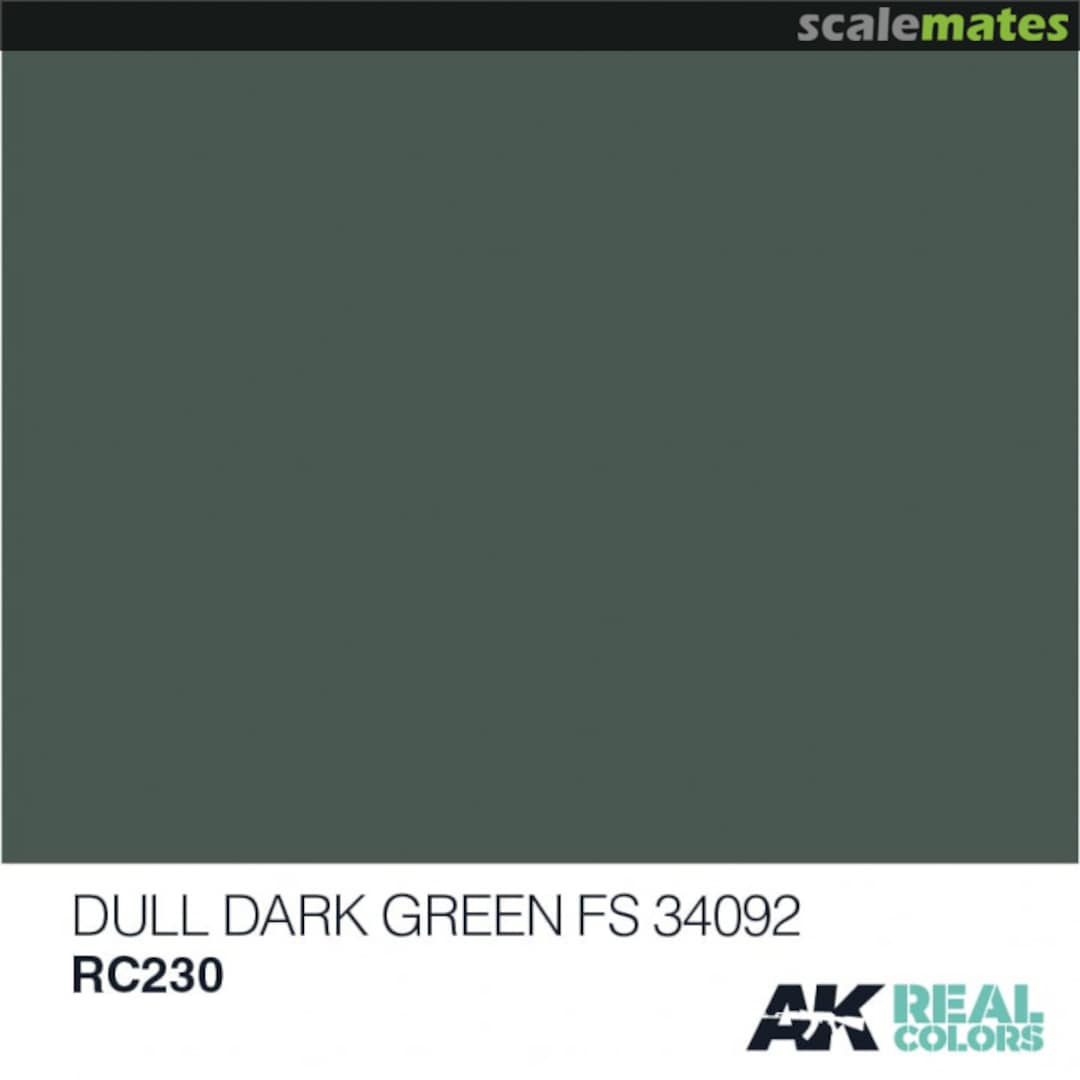 Boxart Dull Dark Green FS34092 AK Real Colors Boxart Dull Dark Green FS34092 AK Real Colors