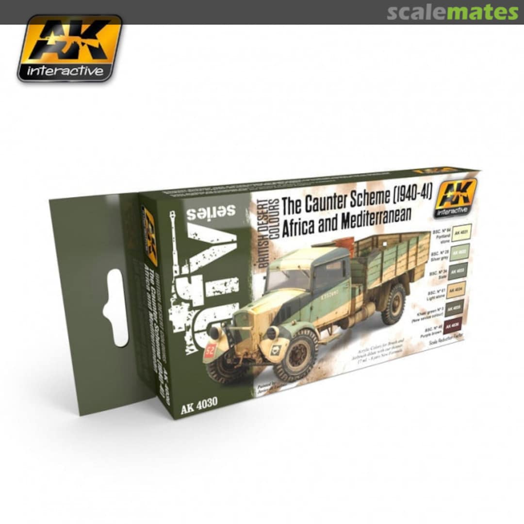 Boxart British Desert colours The Caunter Scheme (1940-41) AK 4030 AK Interactive