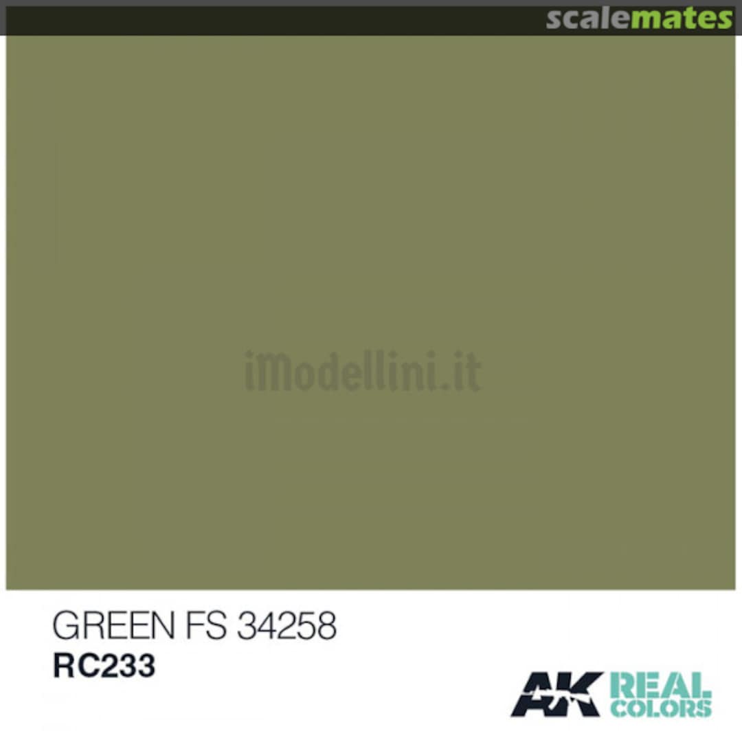 Boxart Green FS 34258 AK Real Colors Boxart Green FS 34258 AK Real Colors