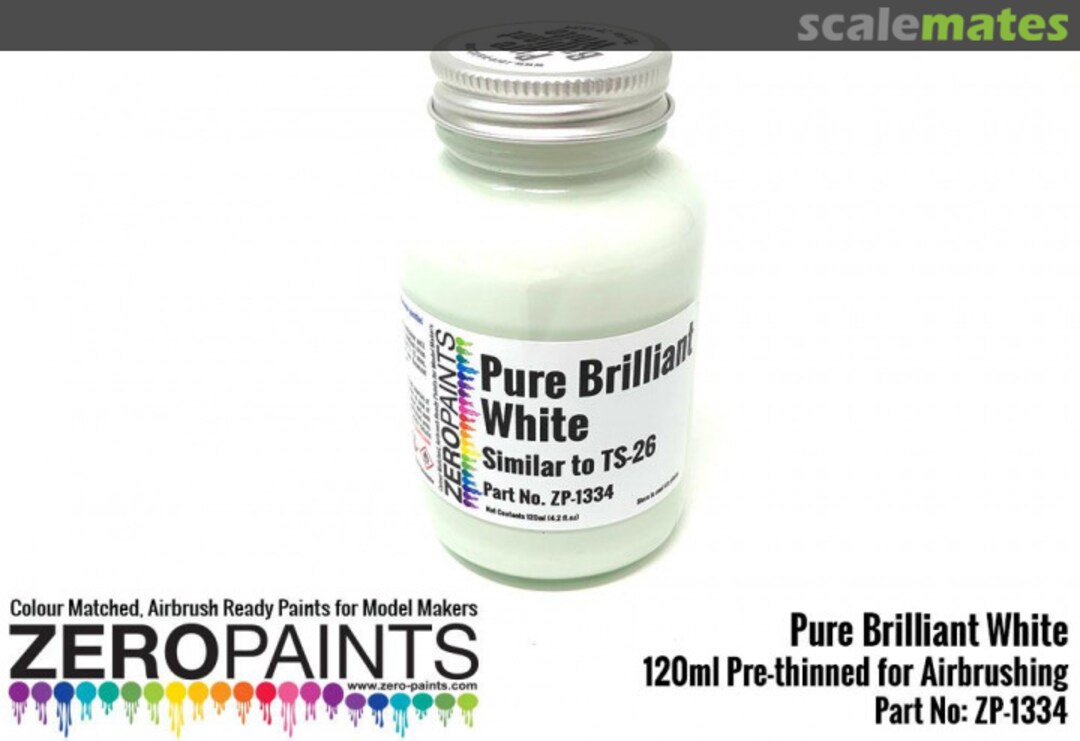 Boxart Pure Brilliant White - Similar to Tamiya TS26  Zero Paints