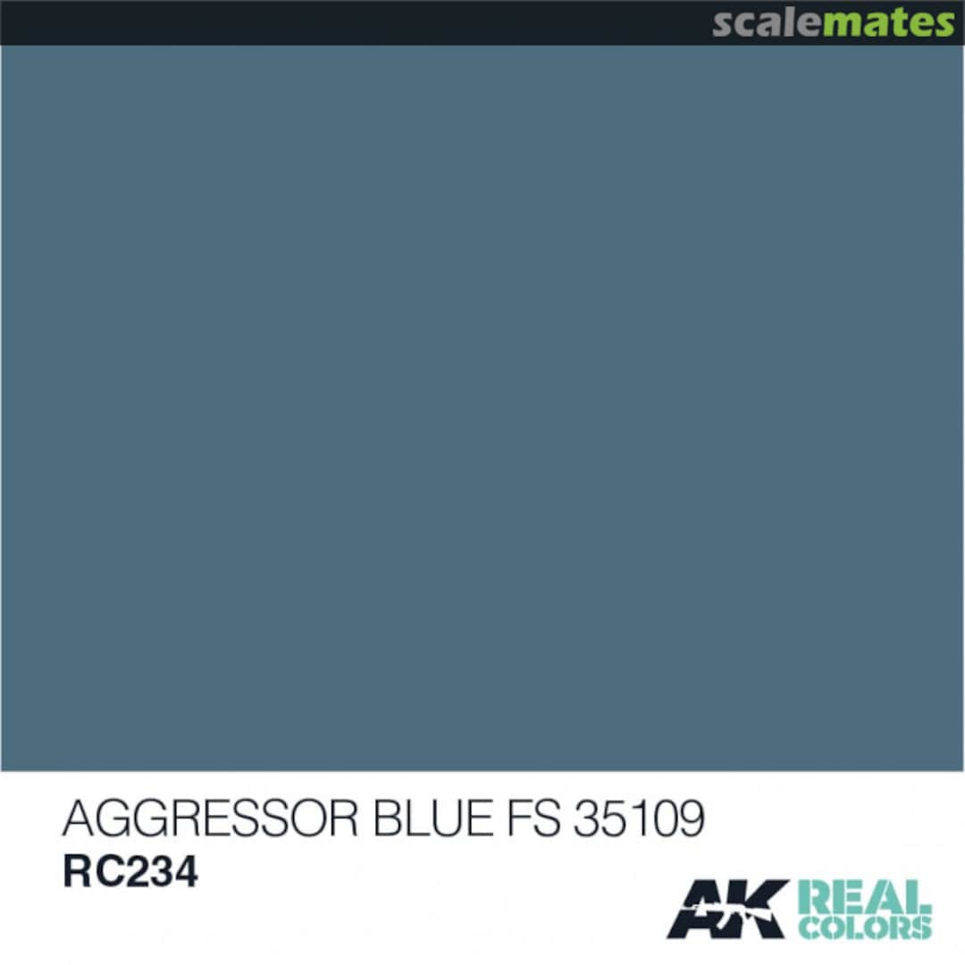 Boxart Agressor Blue FS 35109 AK Real Colors Boxart Agressor Blue FS 35109 AK Real Colors