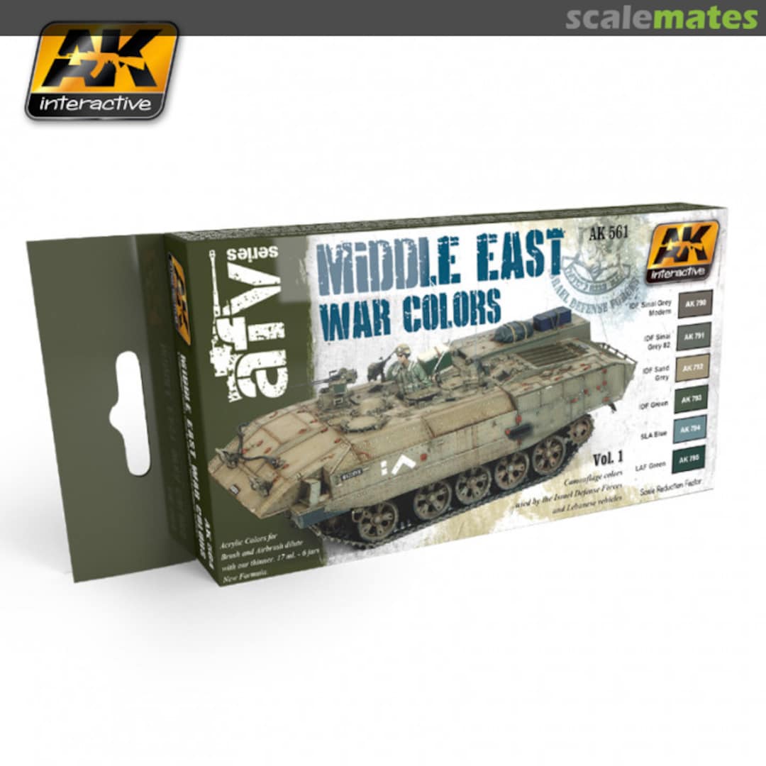 Boxart Middle East War Colours & IDF AK 564 AK Interactive