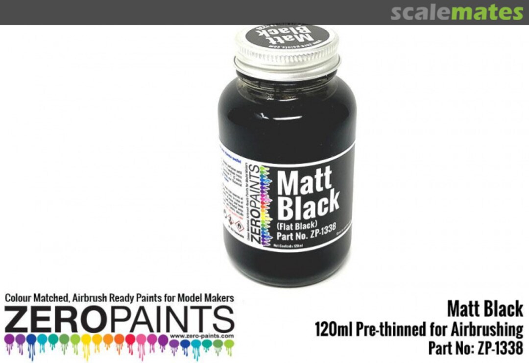 Boxart Matt Black  Zero Paints