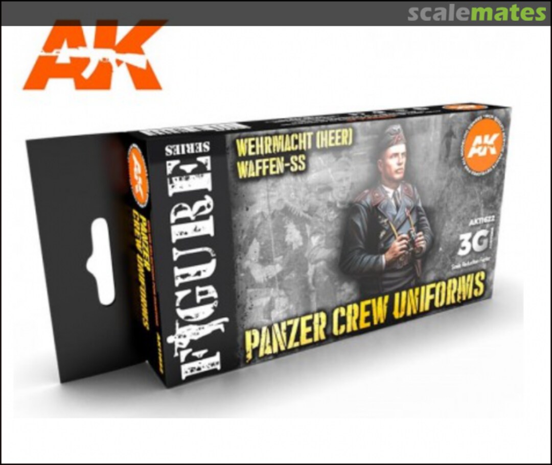 Boxart panzer Crew uniformes AK 11622 AK 3rd Generation - Figure