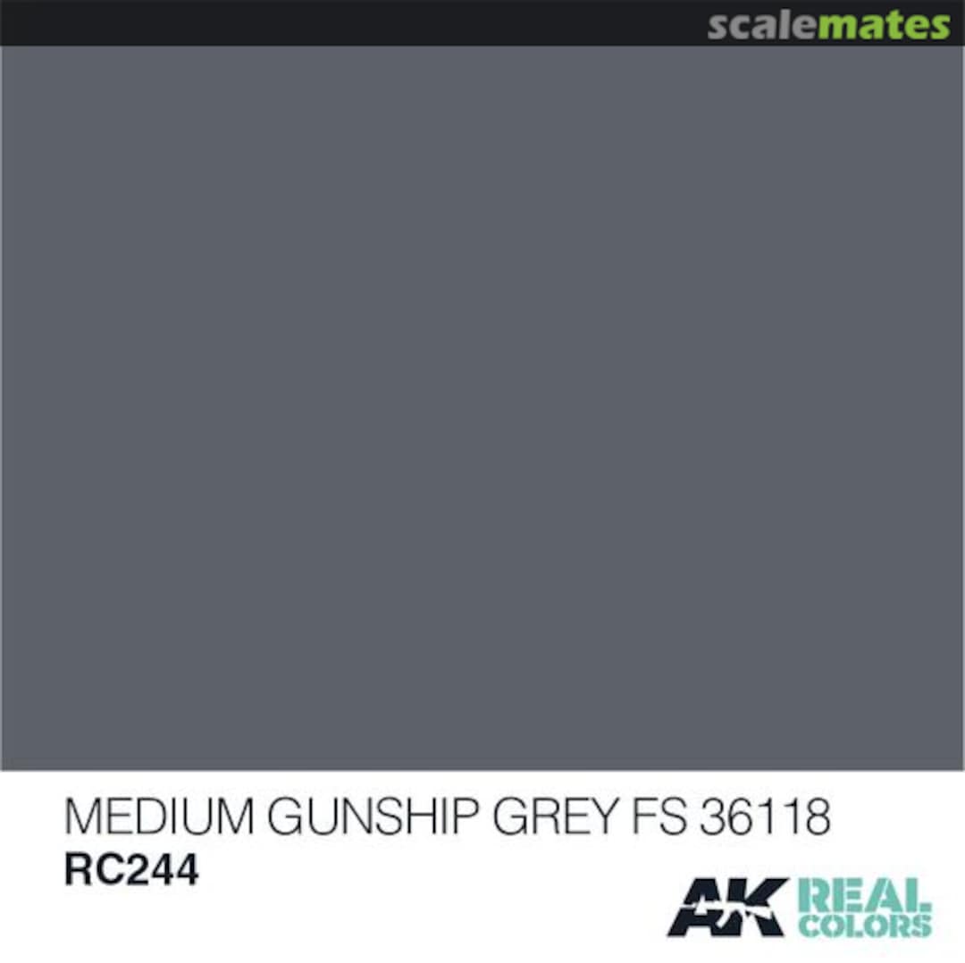 Boxart Medium Gunship Grey FS 36118 AK Real Colors Boxart Medium Gunship Grey FS 36118 AK Real Colors