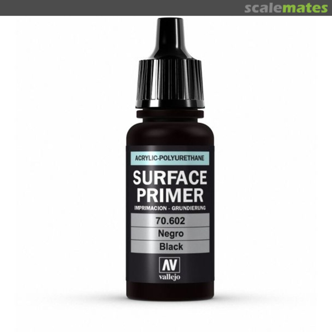 Boxart Black 70.602 Vallejo Surface Primer