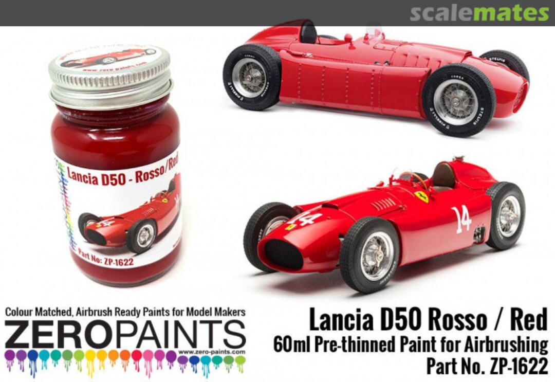 Boxart Lancia D50 Rosso/Red  Zero Paints