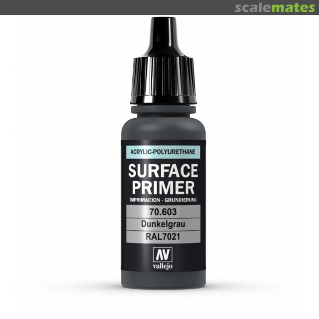 Boxart German Panzer Grey - RAL 7021 70.603 Vallejo Surface Primer Boxart German Panzer Grey - RAL 7021 70.603 Vallejo Surface Primer