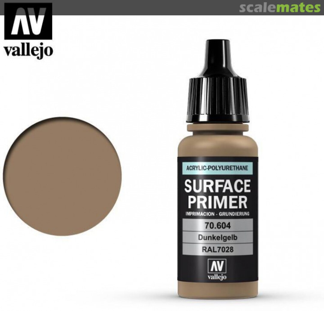 Boxart German Dark Yellow - RAL 7028 70.604 Vallejo Surface Primer