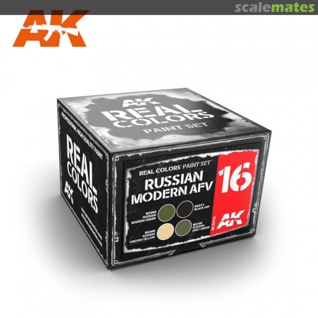 Boxart Russian Modern AFV RCS016 AK Real Colors