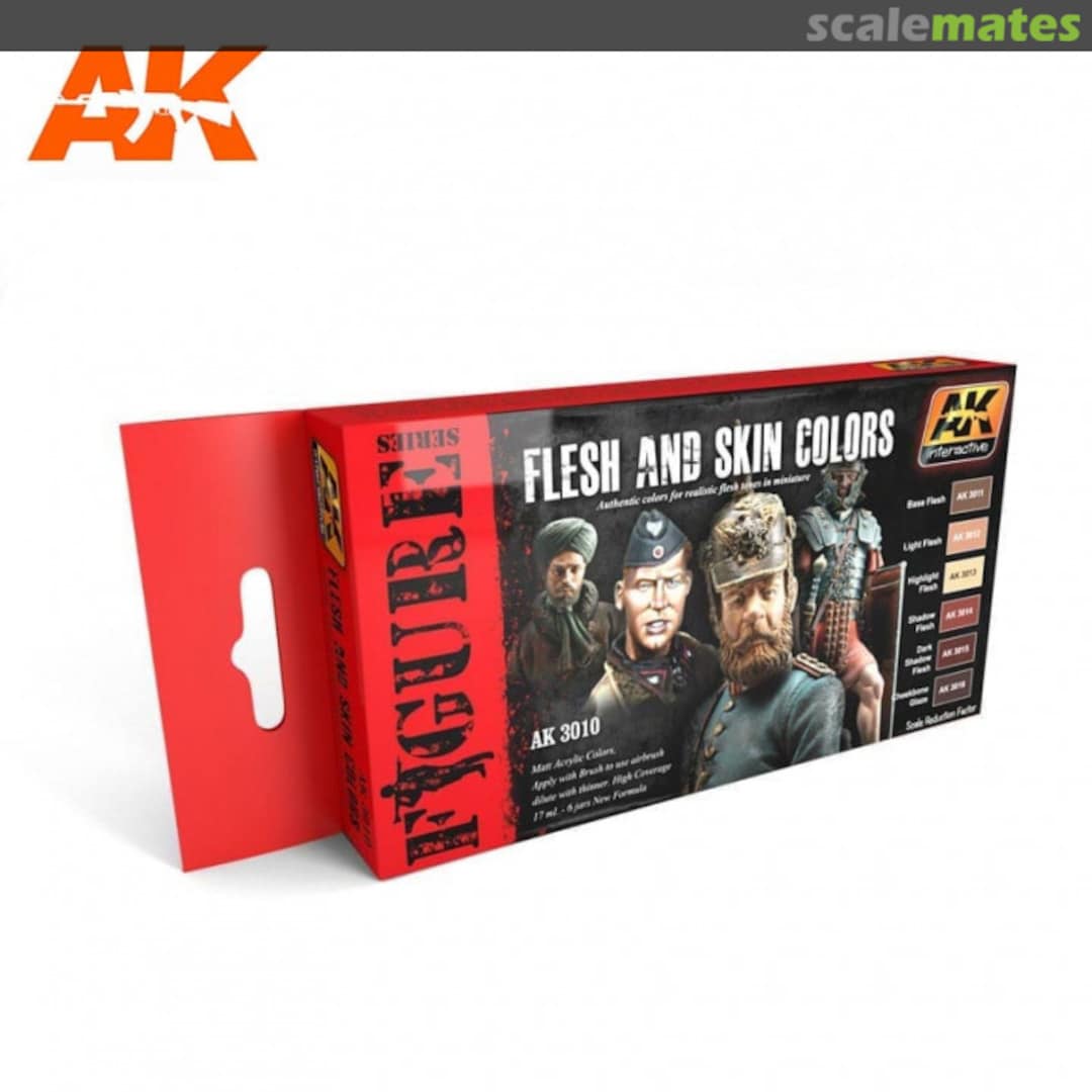 Boxart Flesh and Skin Colours AK 3010 AK Interactive