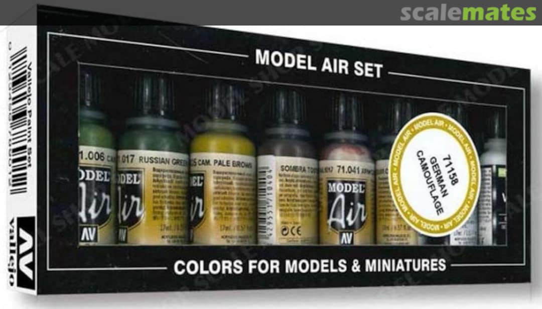 Boxart German Camouflage 71.158 Vallejo Model Air