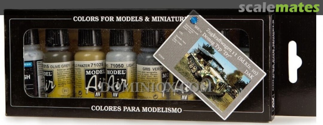 Boxart Demag D-7 Afrika Korps 71.150 Vallejo Model Air