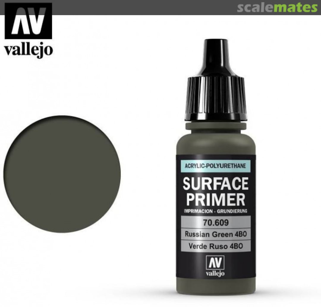 Boxart Russian Green 4BO 70.609 Vallejo Surface Primer Boxart Russian Green 4BO 70.609 Vallejo Surface Primer