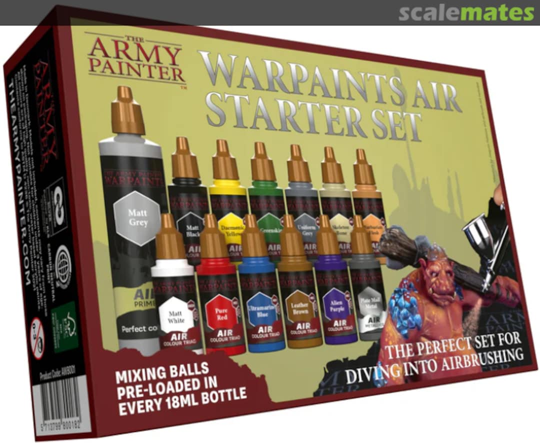 Boxart Warpaints Air Starter Set AW8001P Warpaints