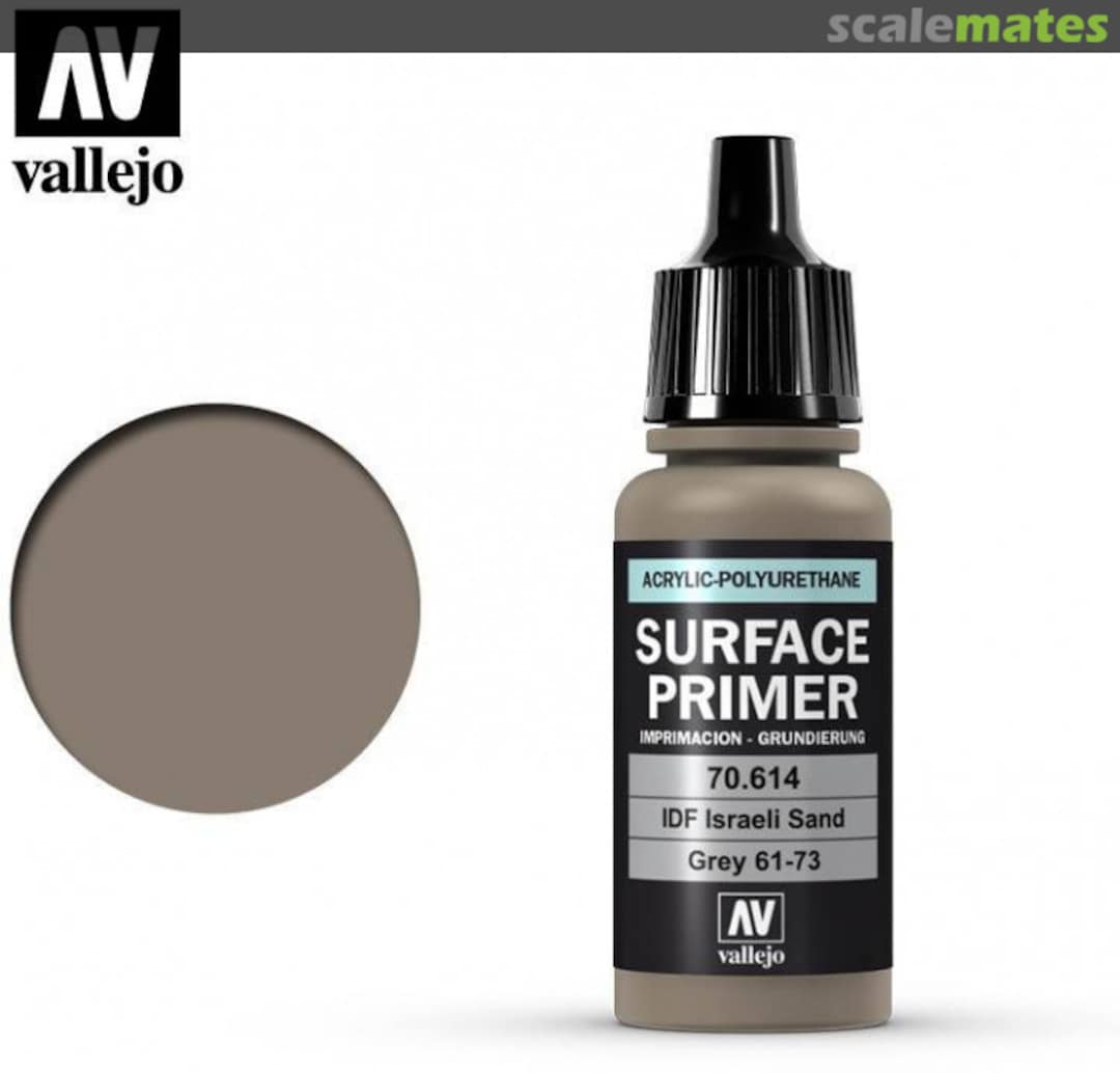 Boxart IDF Israeli Sand Grey (61-73) Vallejo Surface Primer Boxart IDF Israeli Sand Grey (61-73) Vallejo Surface Primer