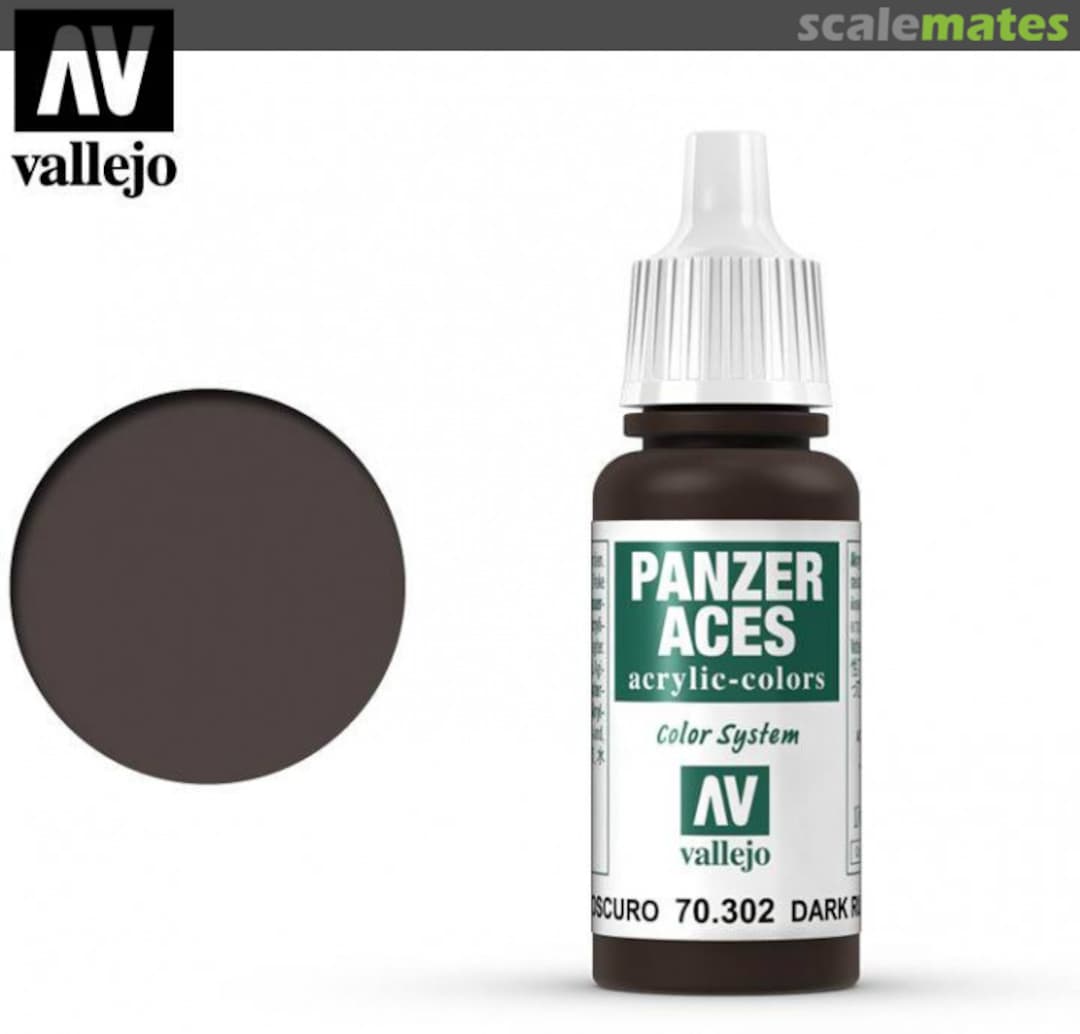 Boxart Dark Rust 70.302 Vallejo Panzer Aces Boxart Dark Rust 70.302 Vallejo Panzer Aces
