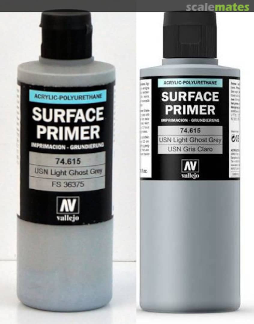 Boxart USN Light Ghost Grey - FS36375 74.615 Vallejo Surface Primer Boxart USN Light Ghost Grey - FS36375 74.615 Vallejo Surface Primer