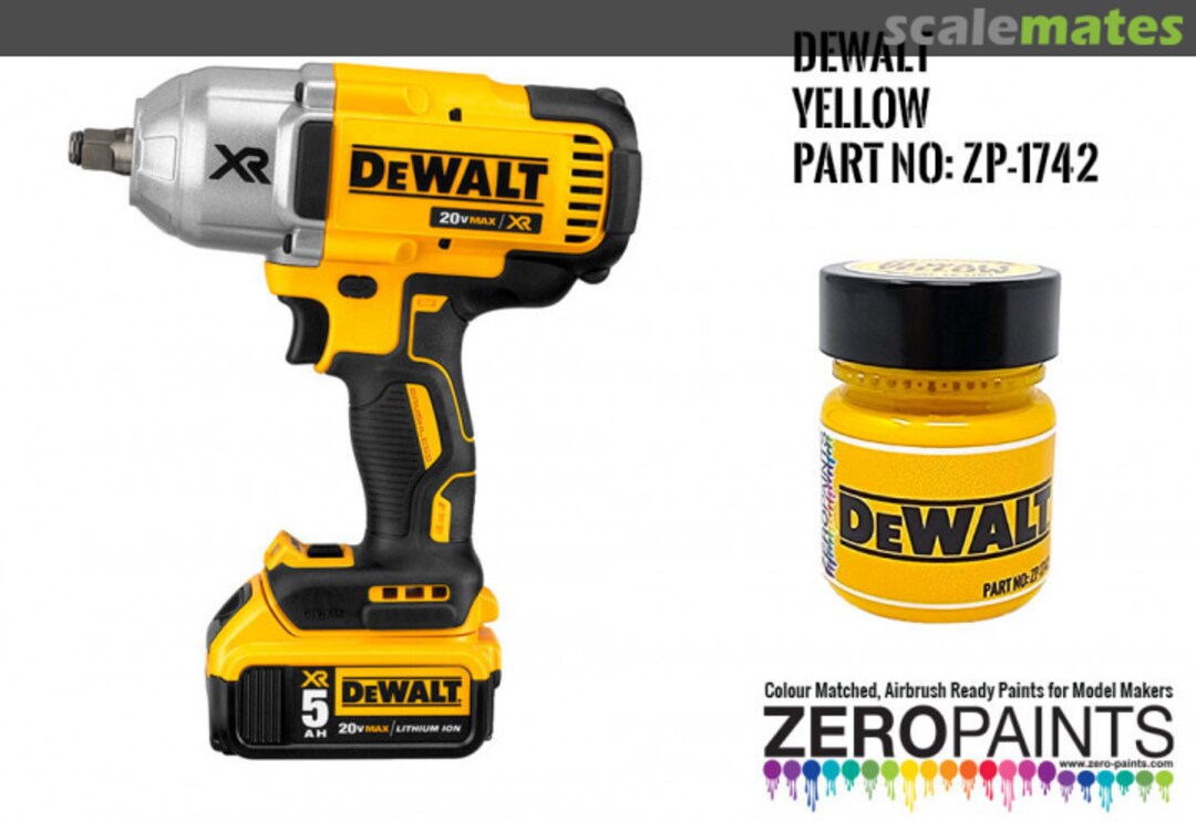 Boxart Dewalt Yellow ZP-1742 Zero Paints