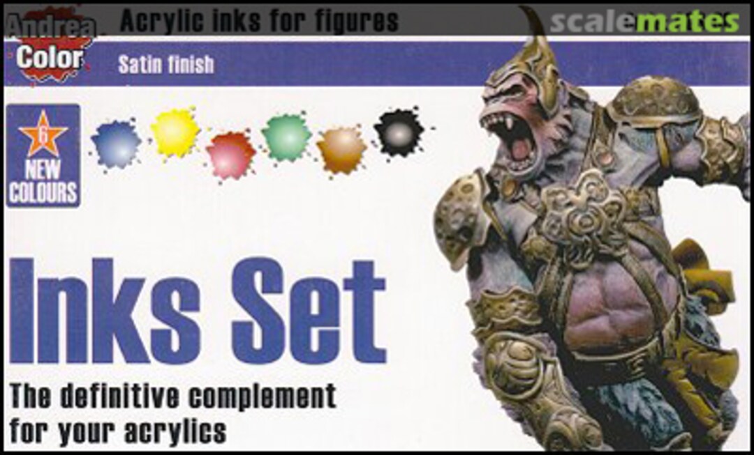 Boxart Inks Set (6x17ml) ACS-006 Andrea Color