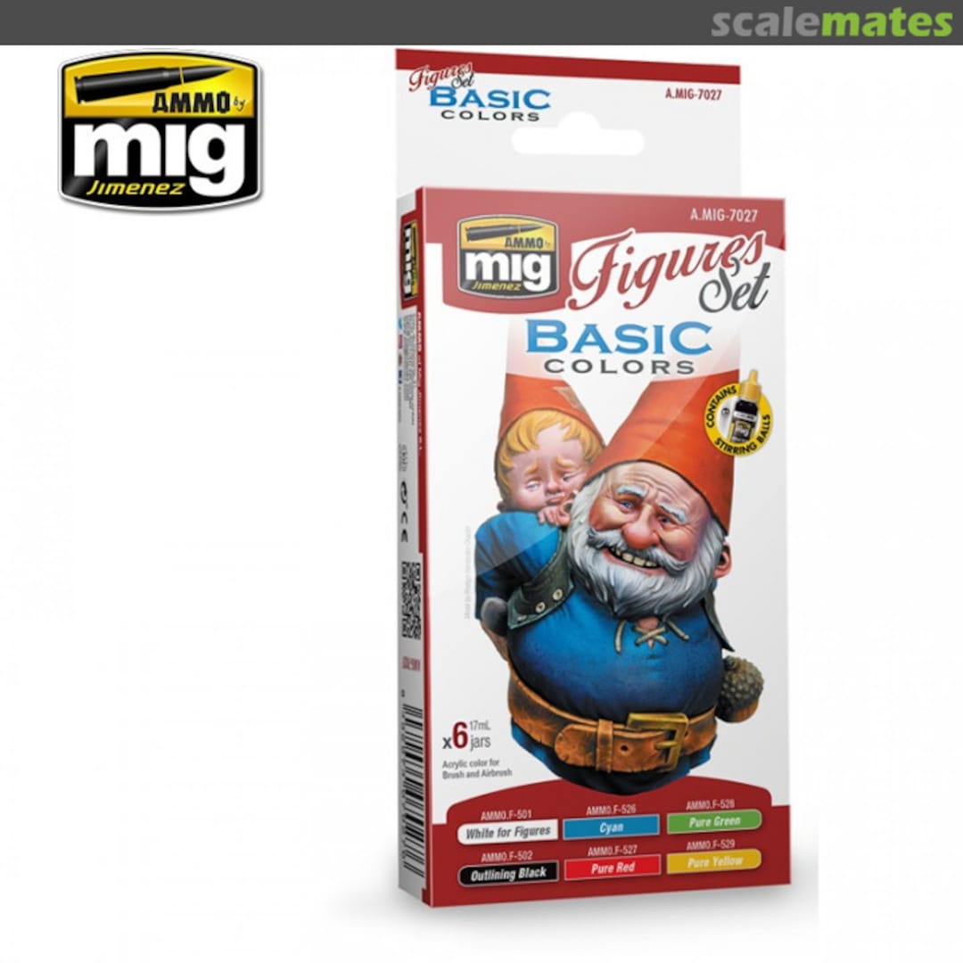 Boxart Basic Color Set for Figures  Ammo by Mig Jimenez