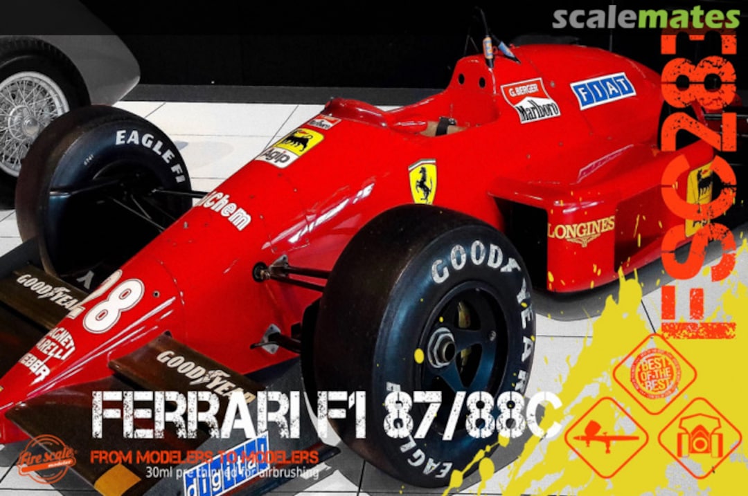 Boxart Ferrari F1 87/88C  Fire Scale Colors