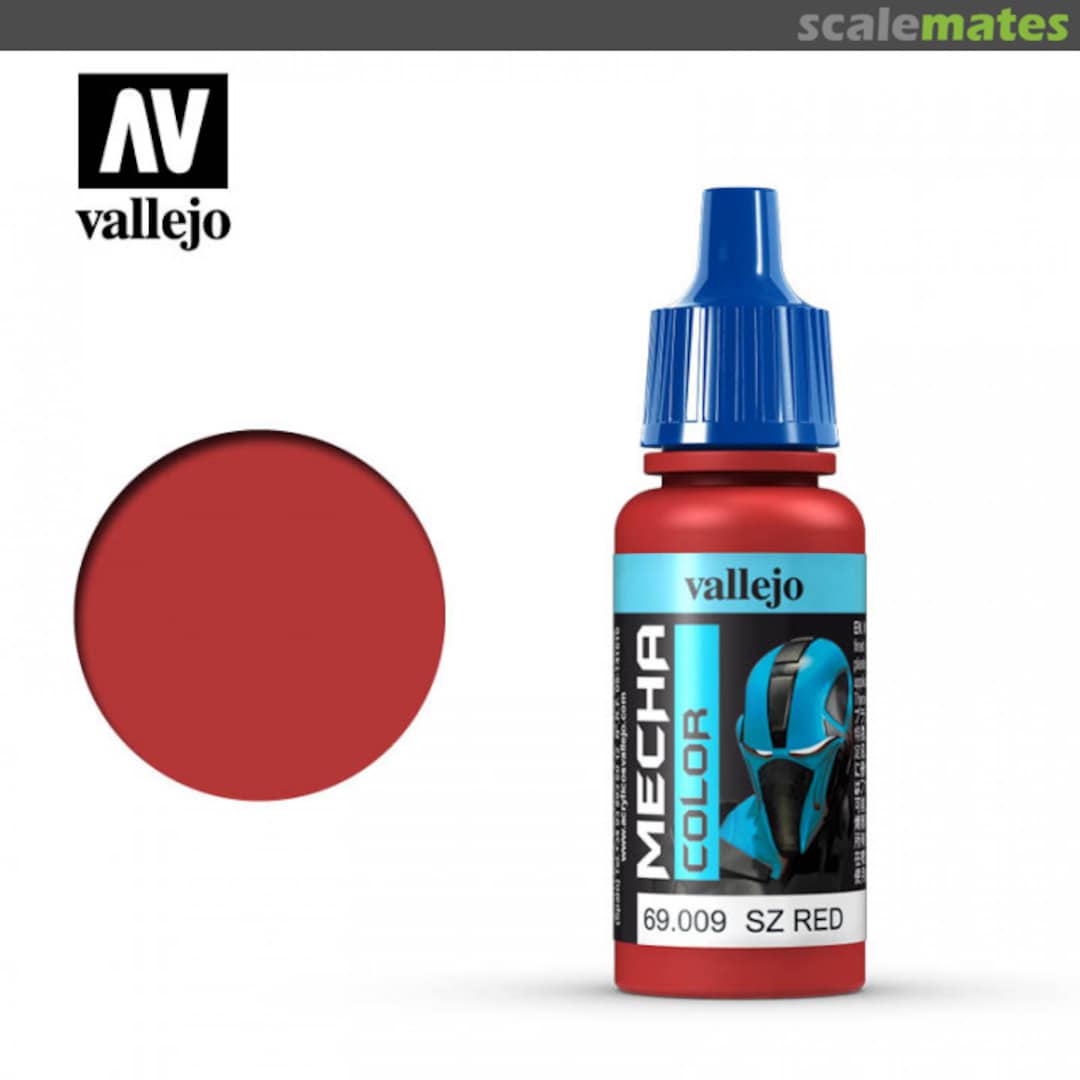 Boxart SZ Red 69.009 Vallejo Mecha Colors Boxart SZ Red 69.009 Vallejo Mecha Colors