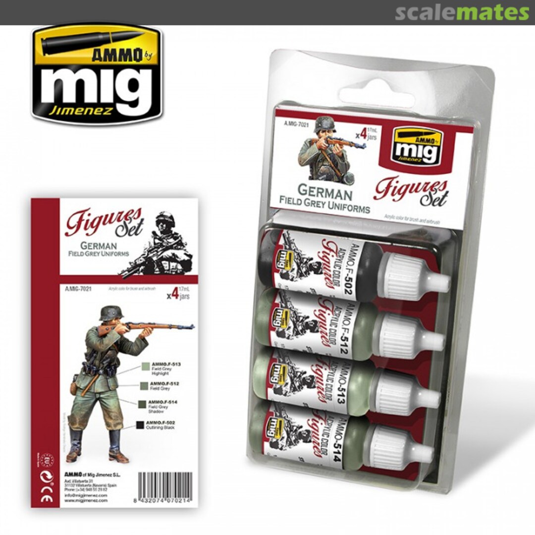 Boxart German Field Grey Uniforms  Ammo by Mig Jimenez