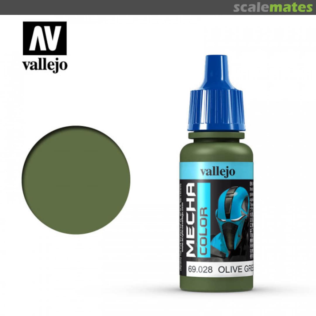 Boxart Olive Green 69.028 Vallejo Mecha Colors Boxart Olive Green 69.028 Vallejo Mecha Colors