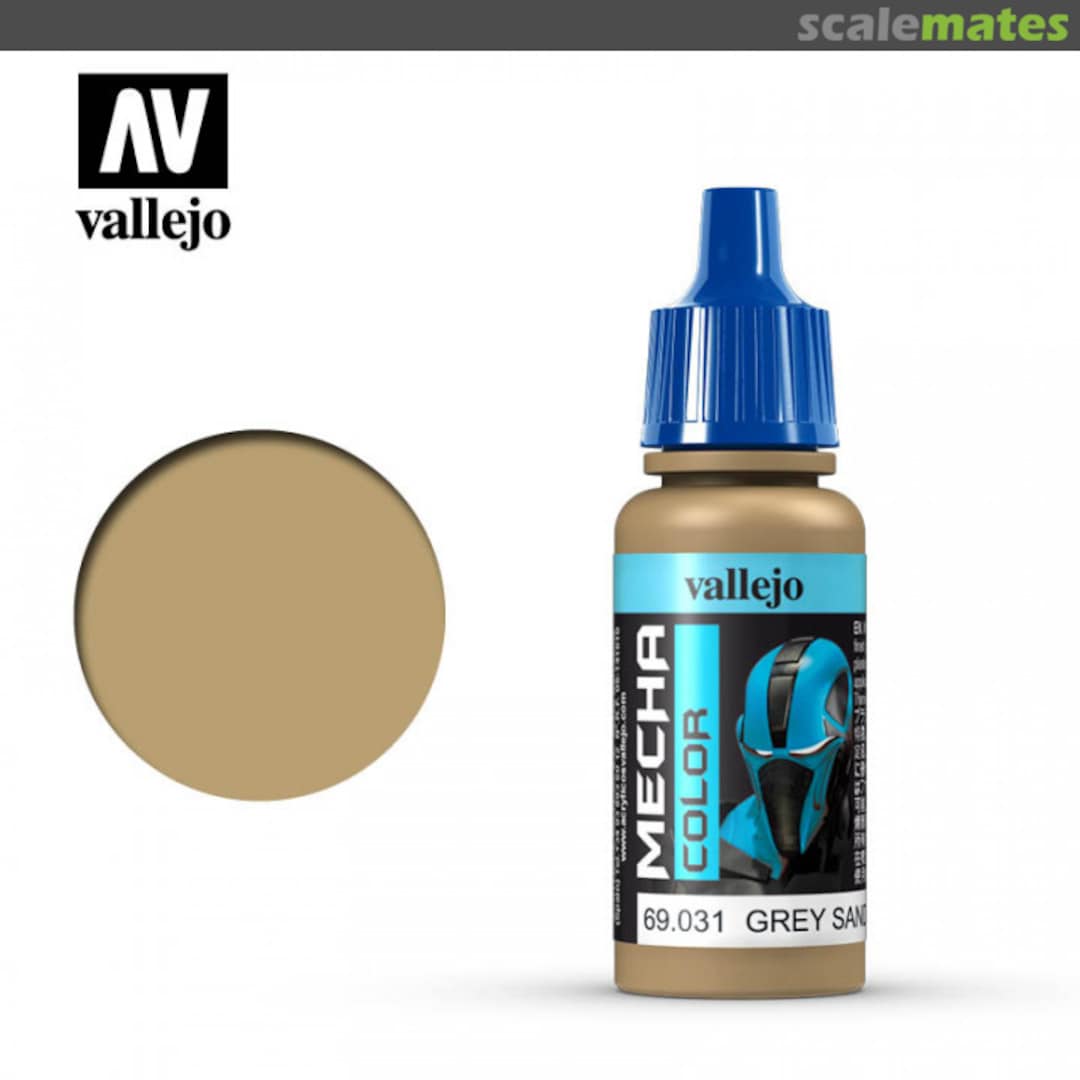 Boxart Grey Sand 69.031 Vallejo Mecha Colors Boxart Grey Sand 69.031 Vallejo Mecha Colors