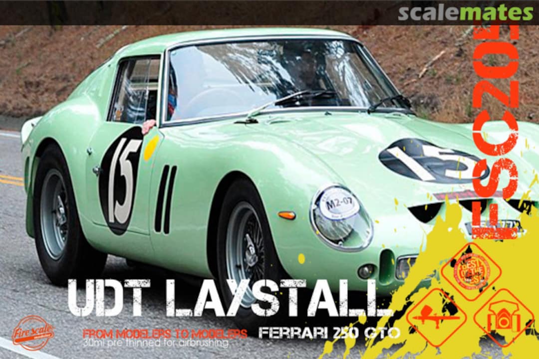 Boxart Ferrari 250 GTO UDT Laystall  Fire Scale Colors