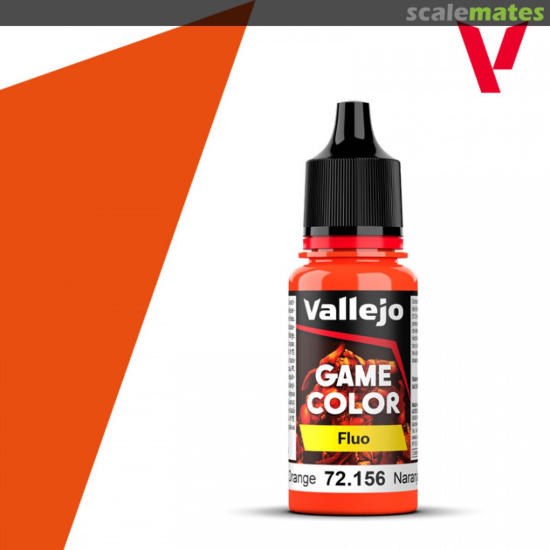 Boxart Fluorescent Orange Vallejo Game Color Boxart Fluorescent Orange Vallejo Game Color