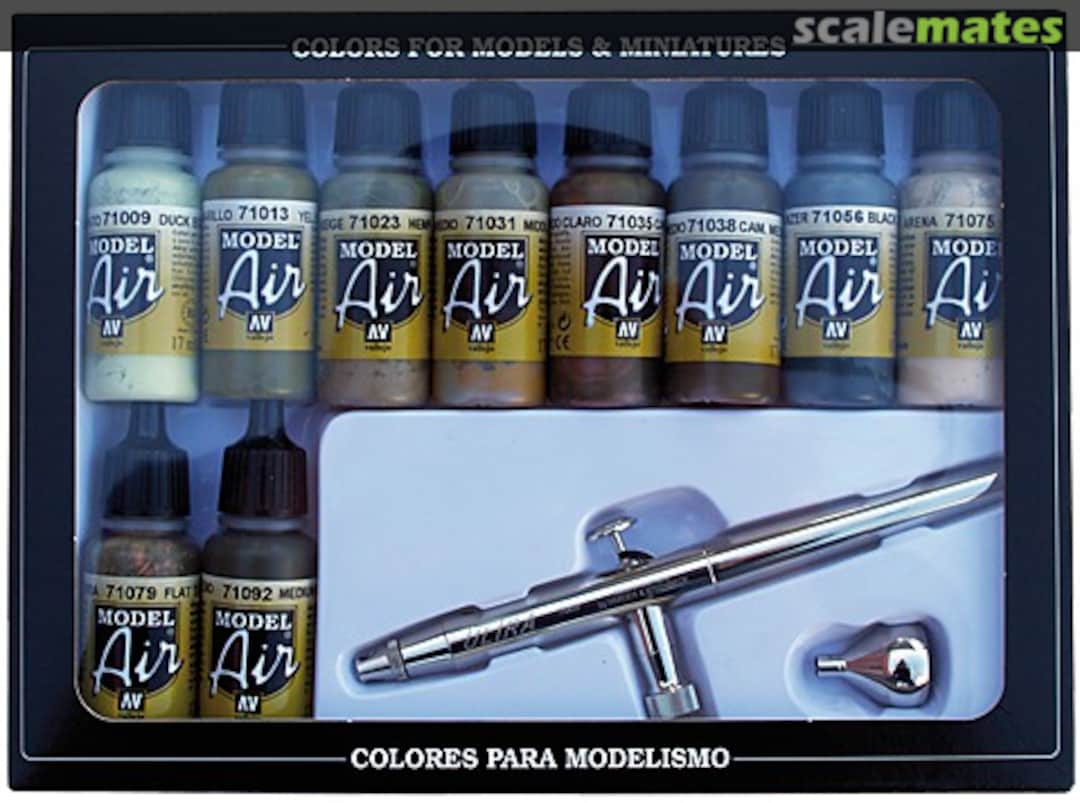 Boxart Camouflage Colors & Airbrush 71.168 Vallejo Model Air