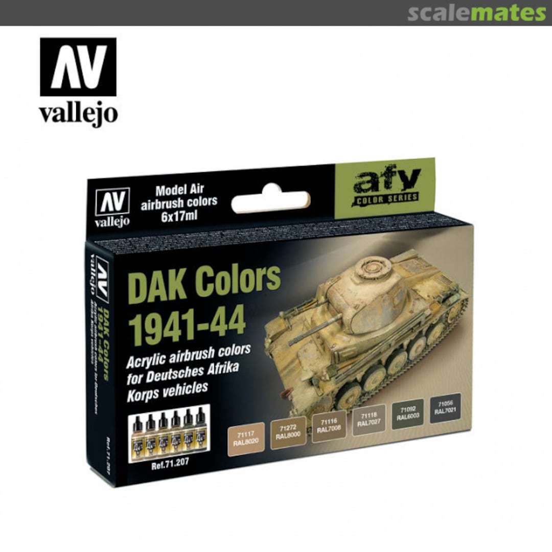 Boxart DAK colors 1941-44 71.207 Vallejo Model Air