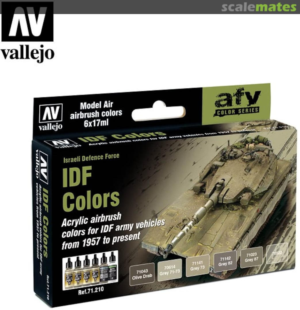 Boxart IDF Colors 71.210 Vallejo Model Air