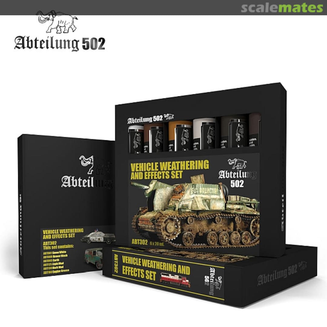 Boxart Vehicle Weathering and Effects Set ABT302 Abteilung 502