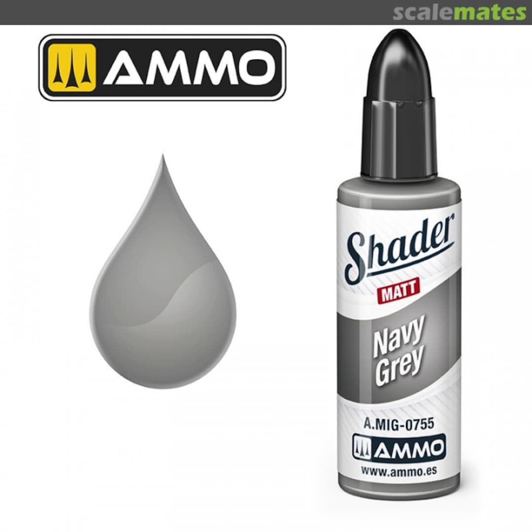 Boxart Navy Grey Shader A.MIG-0755 Ammo by Mig Jimenez